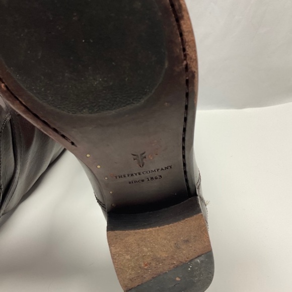 Frye Womens Lindsey Plate Tall Riding Boots Brown 6.5 - Picture 12 of 15